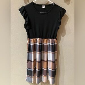 SHEIN flutter sleeve dress